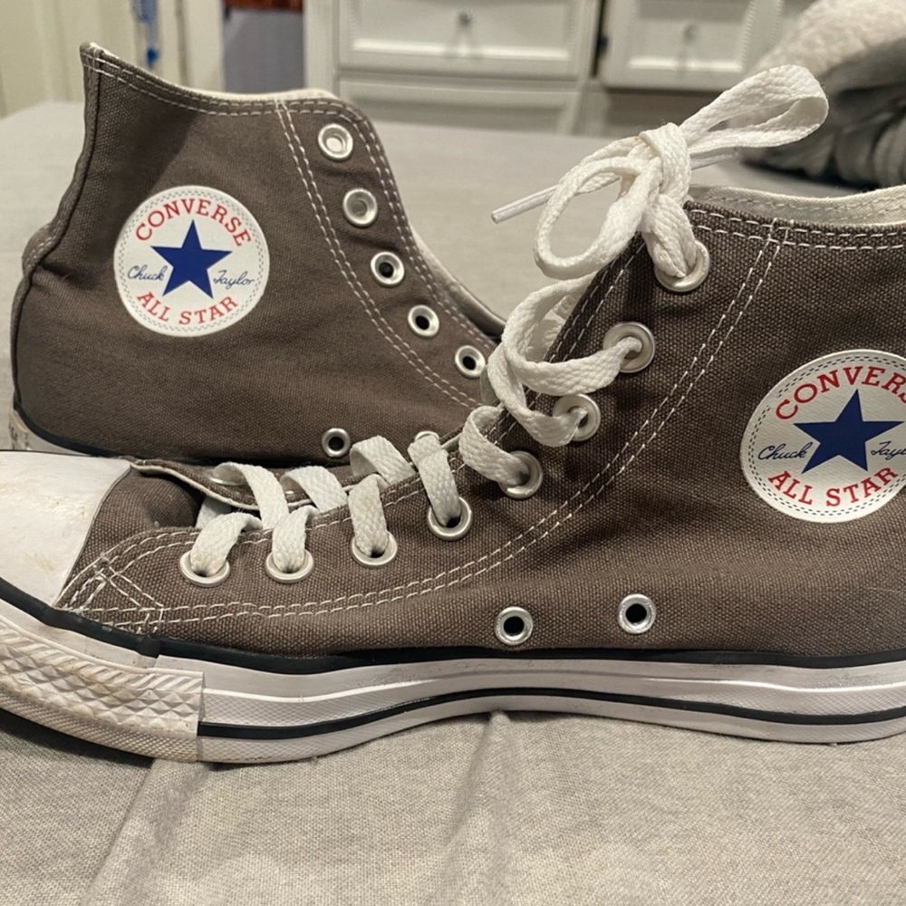 Grey High Top Converse